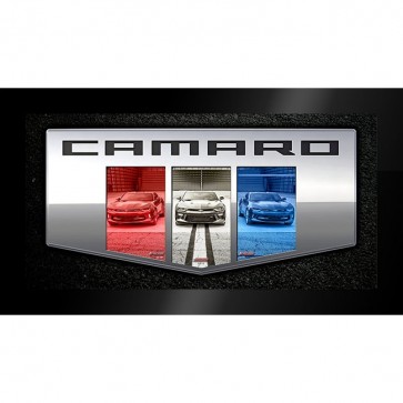 Camaro Six Badge | Framed Print. 