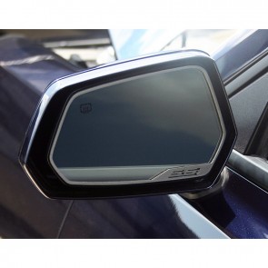 Camaro Side View Mirror Trim - SS- Brushed Stainless