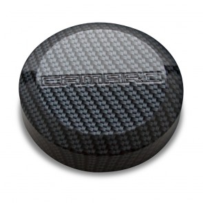 Officially GM-licensed Carbon Fiber pattern Strut Covers with Camaro logo.   