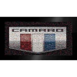 Camaro Six Generations | Mosaic Framed Print