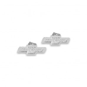 Chevy Bowtie Sterling Silver | Post Earrings