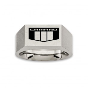 Camaro Stainless Steel | Emblem Signet Ring