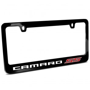 Camaro SS Black Metal | License Plate Frame