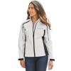 Metro Traveler Soft Shell Jacket - White/Deep Gray