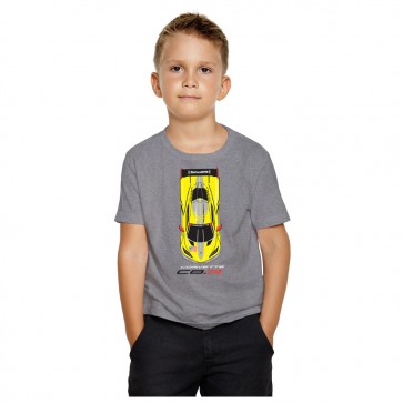 Corvette Racing Youth Tee | C8.R Overhead Profile