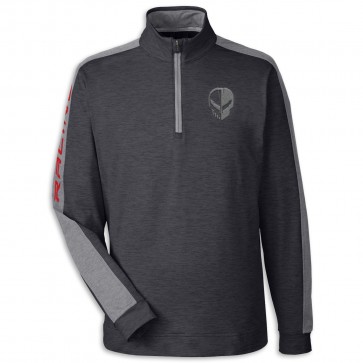 Puma Quarter-Zip | Black Heather/Gray