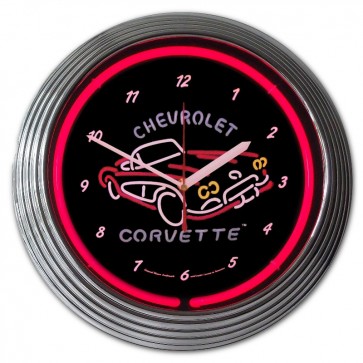 Corvette C1 | Neon Clock