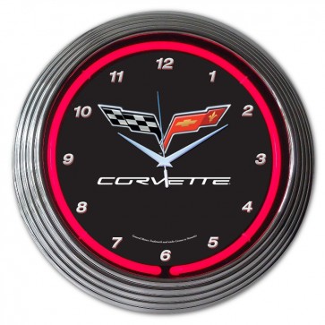 Corvette C6 | Neon Clock