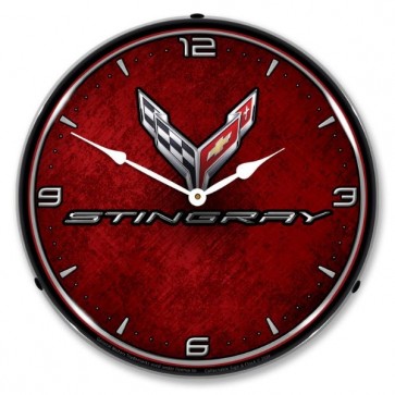 Corvette C8 Stingray | LED Backlit Clock  