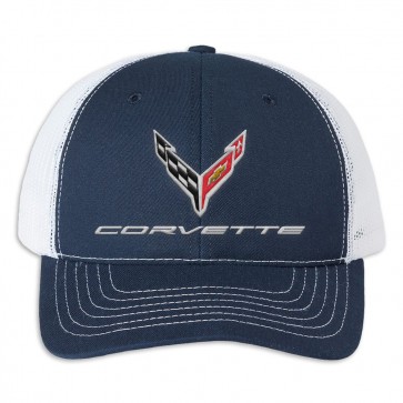 C8 Corvette Classic Cap - Navy/White
