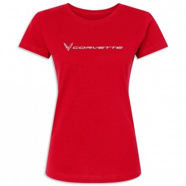 Corvette Fine Jersey Tee | Red