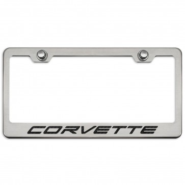C8 Corvette License Plate Frame 5 Available Colors