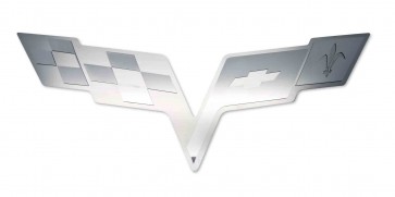 Corvette C6 Hood Panel Badge