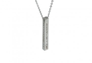 C8 Stingray Bar Necklace | Steel