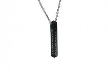 C7 Stingray Bar Necklace | Black