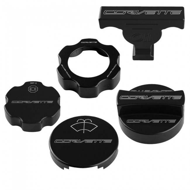C7 Under Hood Cap Cover Kit Corvette Signature