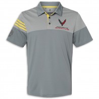 Adidas 3-Stripe Colorblock Polo | Gray/Yellow