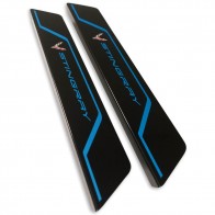 C8 Color-Matched Stingray | Door Sill Plate Covers