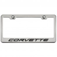 C8 Corvette License Plate Frame 5 Available Colors