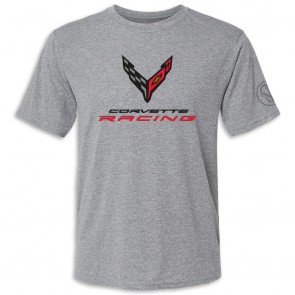 Corvette Racing Tech Tee | Heather Gray