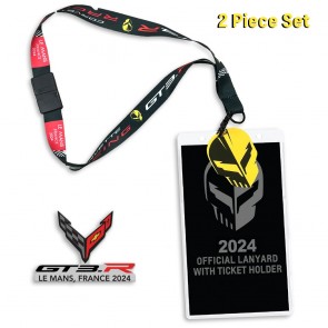 2024 Le Mans, France Lanyard & Lapel Pin Set