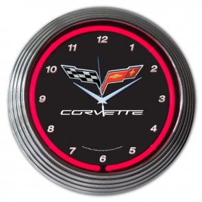 Corvette C6 | Neon Clock