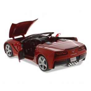 1:24 Scale C7 Corvette | Red Convertible Die Cast