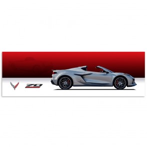Corvette 70th Metal Print | with Recessed Fame