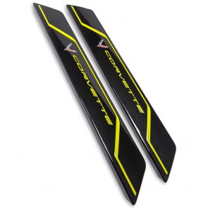 C8 Color-Matched Corvette | Door Sill Plate Covers