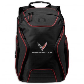 C8 Corvette OGIO Backpack w/ Laser Red Highlights