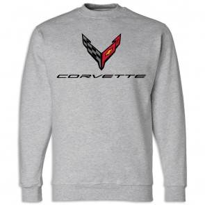C8 Corvette USA Made | Crewneck Sweatshirt - Dark Ash