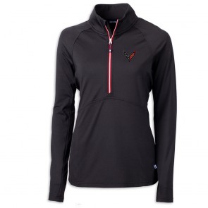 C8 Women's Half-Zip | Black/Red