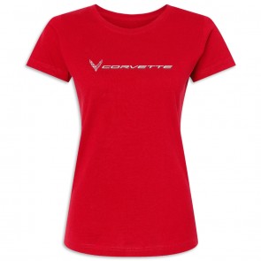 Corvette Fine Jersey Tee | Red