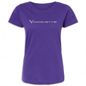 Corvette Fine Jersey Tee | Purple