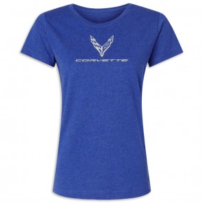 Corvette Signature Style Tee | Vintage Royal