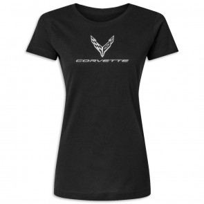 Corvette Signature Style Tee | Black