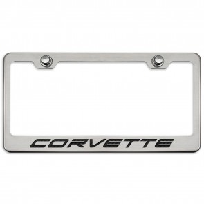 C8 Corvette License Plate Frame 5 Available Colors