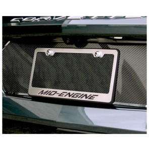 C8 Corvette Mid-Engine License Plate Frame 5 Available Colors