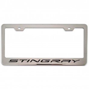 C8 Corvette Stingray License Plate Frame 5 Available Colors