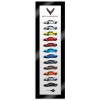 Corvette Generations Framed | Canvas Print - C8 Colors