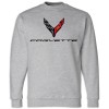 C8 Corvette USA Made | Crewneck Sweatshirt - Dark Ash