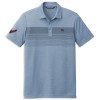 TravisMathew Chest Stripe | Opal Blue Heather
