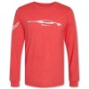 Car Gesture Long Sleeve Tee | Heather Red