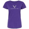 Corvette Signature Style Tee | Purple
