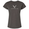Corvette Signature Style Tee | Charcoal