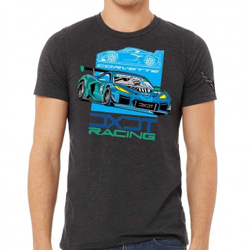 DXDT Racing Tee | Dark Gray Heather