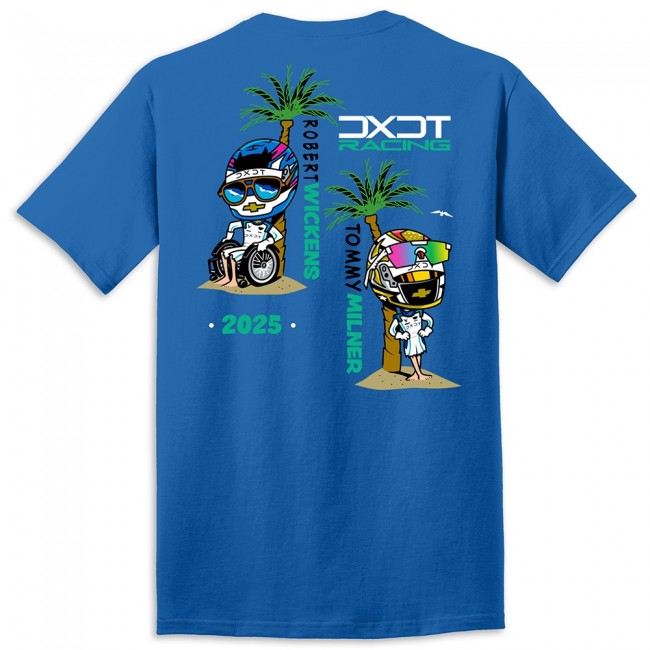 DXDT Racing Tee | Royal Blue