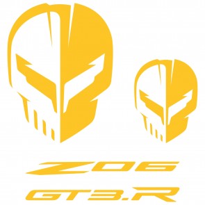 thumbnail image 2 of Corvette Racing Jake Skull Vinyl Decal Sticker – For C7 Stingray, Z07, Z51, Z06, C7R IMSA 2 of 5
