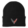 C8 Crossed Flags Beanie